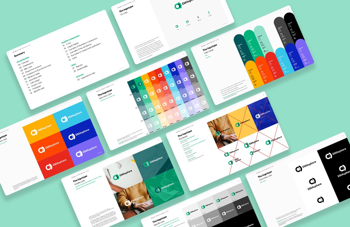 EMAsphere branding charte graphique