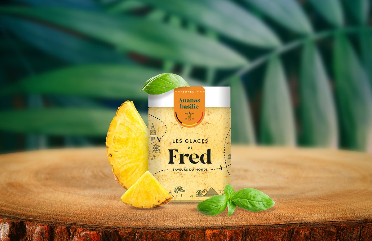 Les glaces de fred - packaging