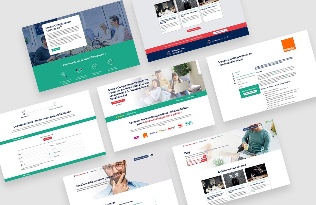 Web design interface